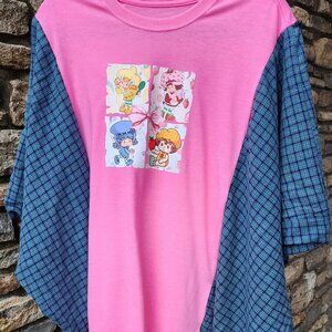 Strawberry Shortcake Upcycled Box Tee